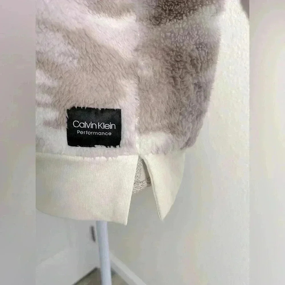 Calvin Klein Performance Camo Hooded Sweatshirt Size XS - Picture 6 of 9